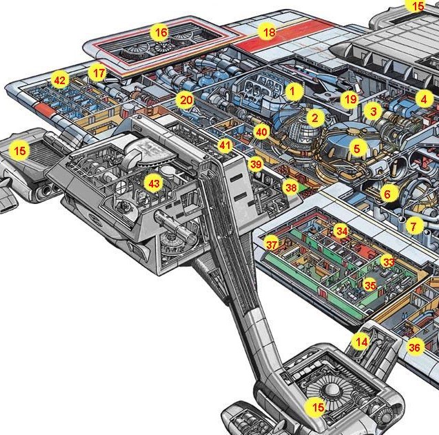 Lower Deck Cutaways