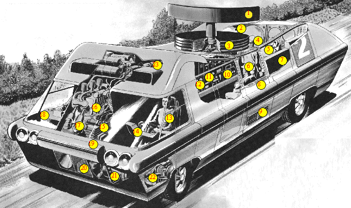 Detector Van cutaways