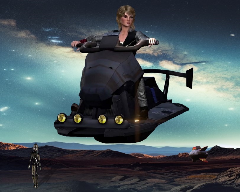 Venus on Jetmobile