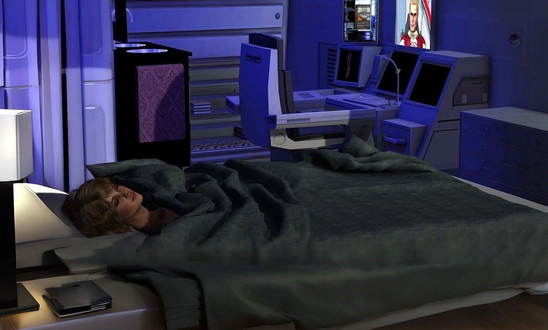 Venus in bed