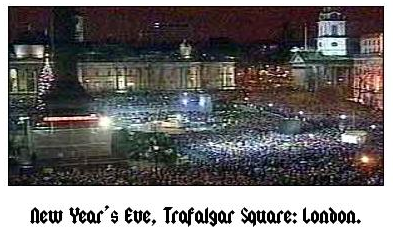 New Year's Eve, Trafalgar Square: London