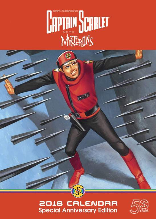 Captain Scarlet 2018 Calendar