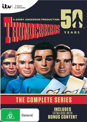 Thunderbirds 50th Anniversary Trading Card Postcard Set Of 6 