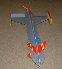 R/C Fireball front/top view