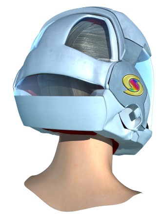 Angel Helmet Back