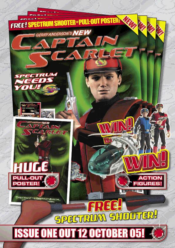 2003 Captain Scarlet Spectrum Agents Cover Signed by GERRY ANDERSON